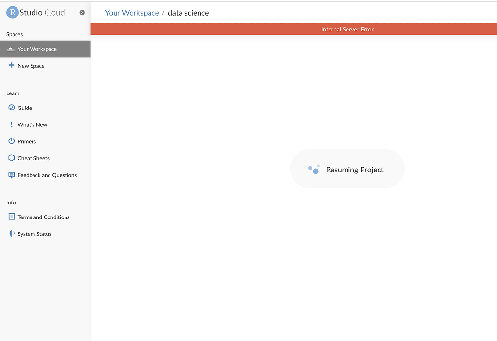 internal server error when trying to open my project - Posit Cloud ...