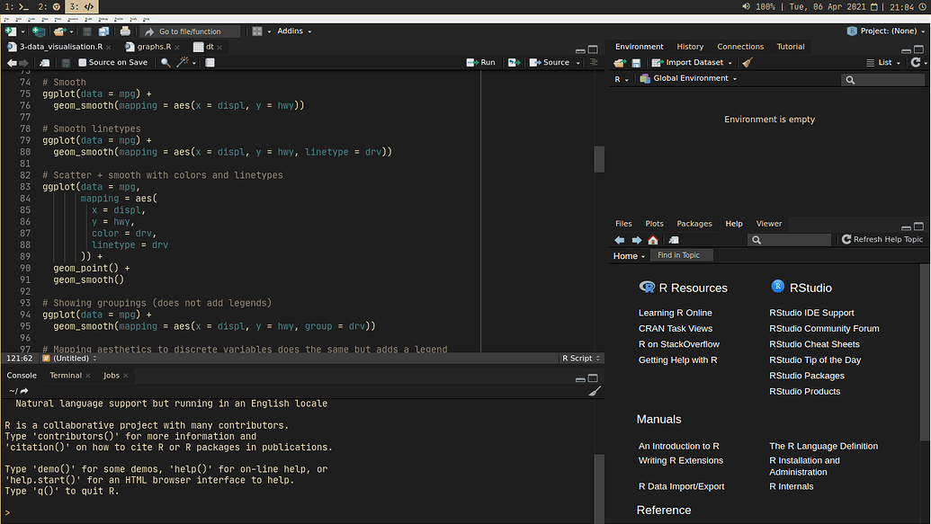 RStudio taskbar font too small - RStudio IDE - Posit Community