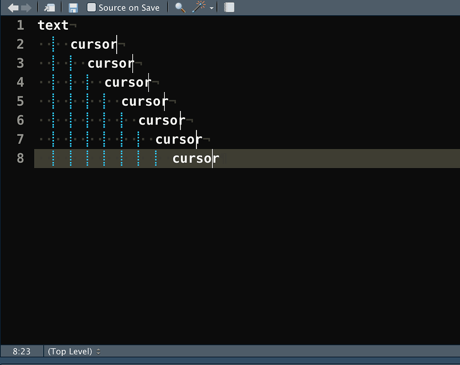 Cursor display error - RStudio IDE - Posit Community