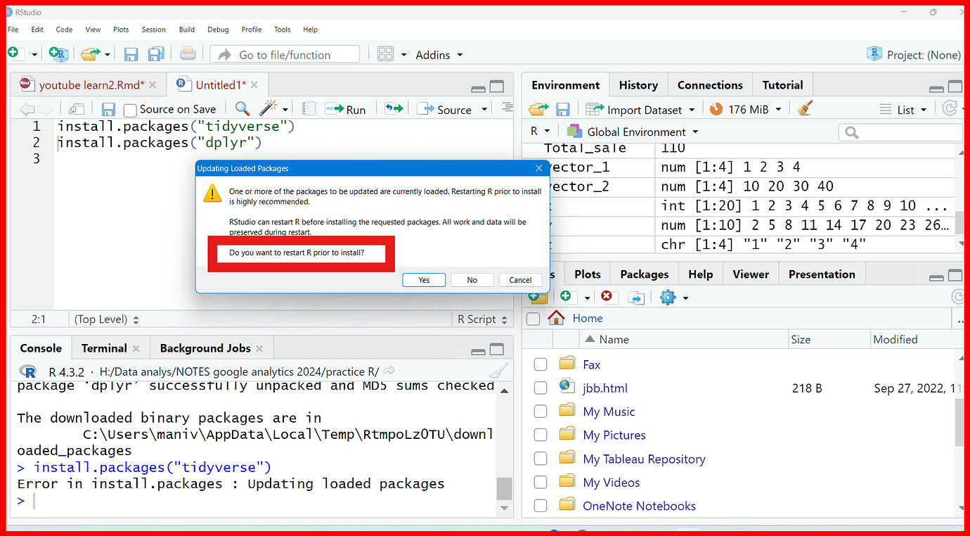 Tidyverse Package Not Able To Install - Tidyverse - Posit Community