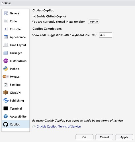 enabling RStudio