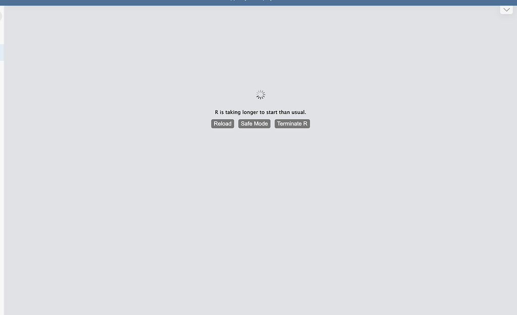 RStudio Project Wont Load - Posit Cloud - Posit Community
