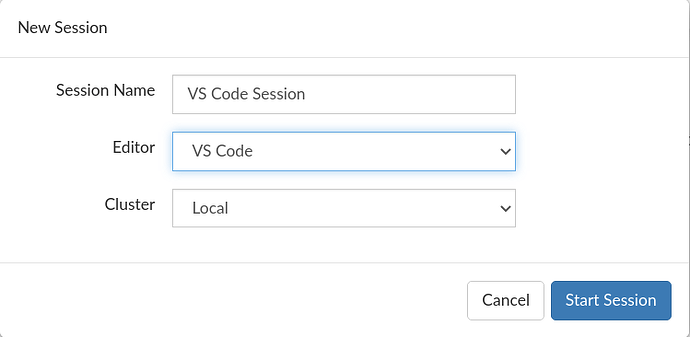 New VS Code Session