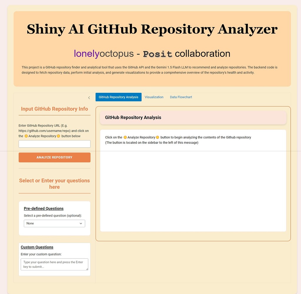 GitHub Repository Analyzer - Shiny Contest Submission - Contests ...