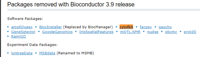 Bioconductor-Removed-Packages