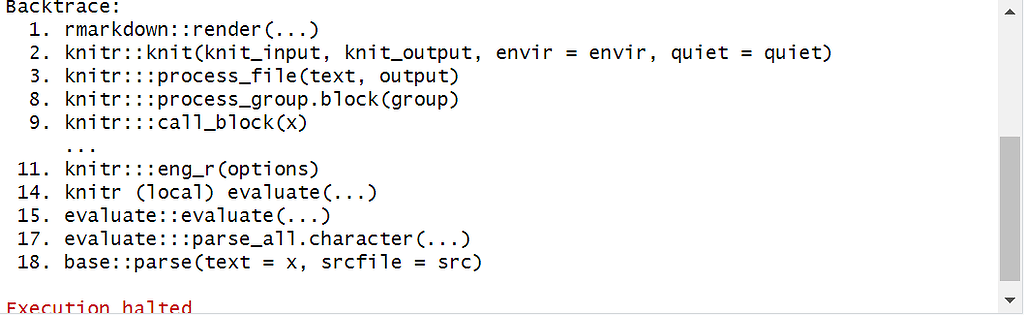 Having issues with knitting my .rmd file - Publishing Your Results ...