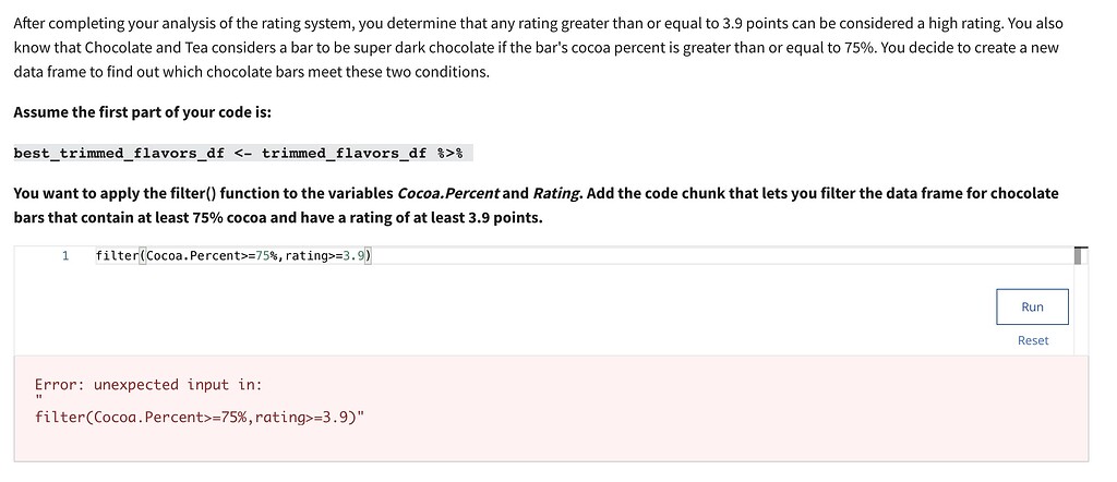 filter () code wrong - tidyverse - Posit Community