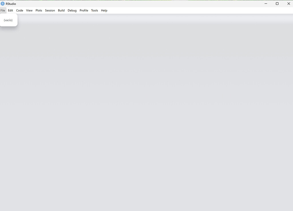 RStudio isn't working; it's empty - RStudio IDE - Posit Community