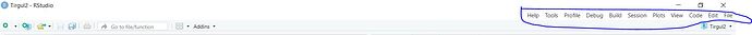 Menu bar