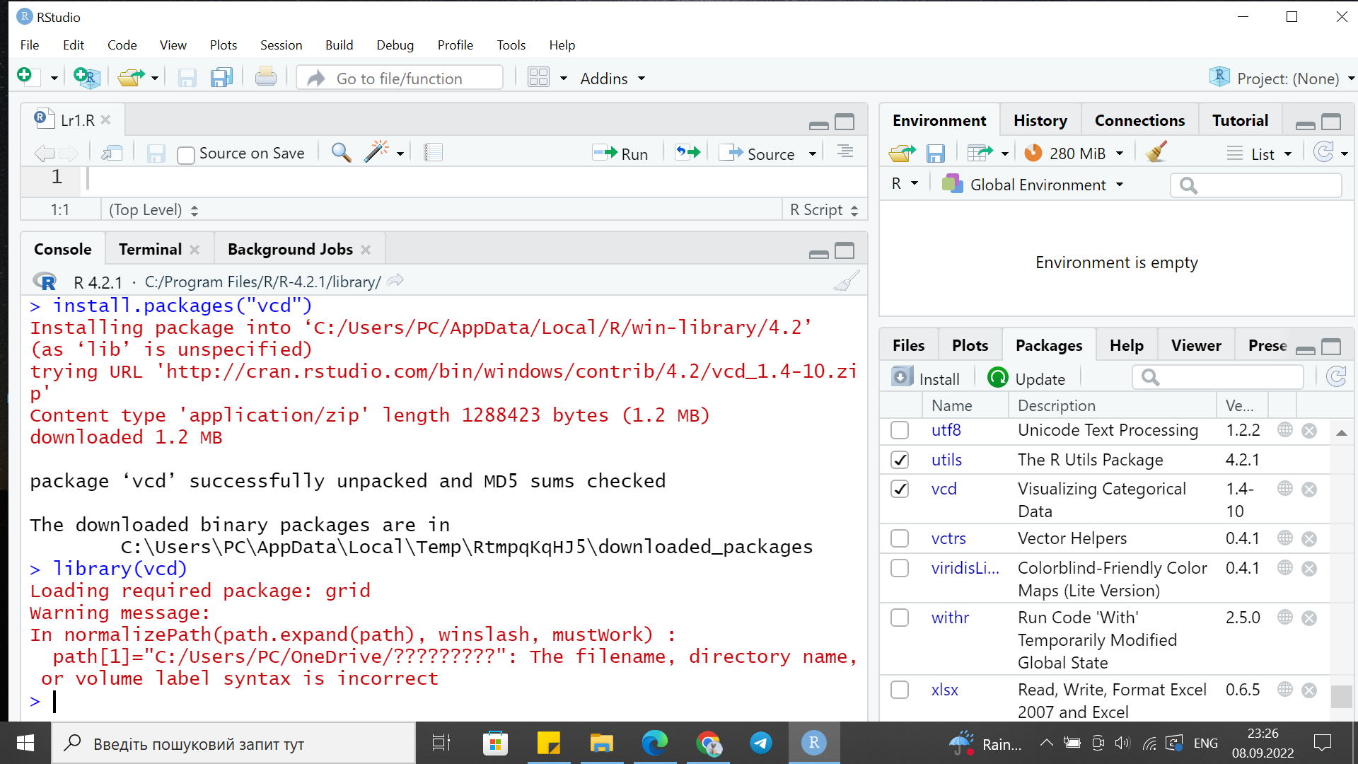 Getting warnings with normalizePath - General - Posit Community